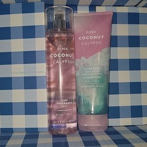 Pink coconut calypso bath and body works